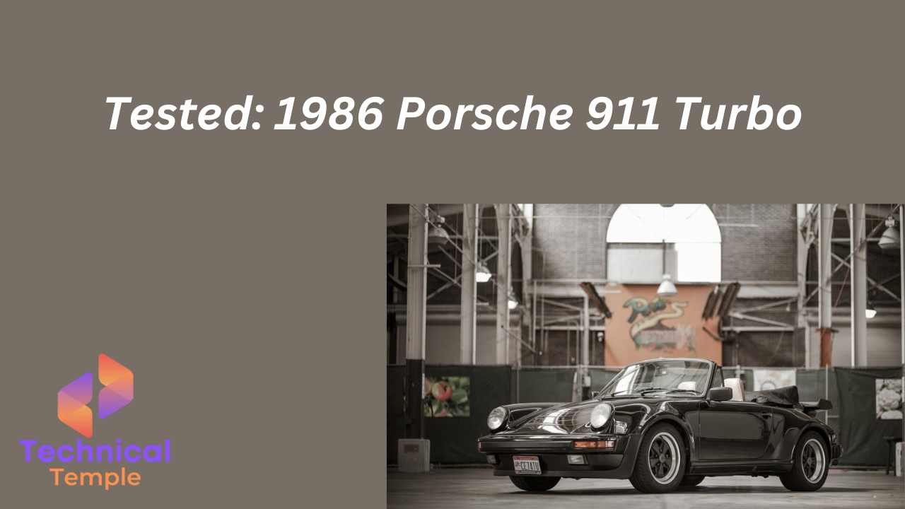 Tested: 1986 Porsche 911 Turbo